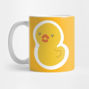 Duckie the cute rubber duck. Mug